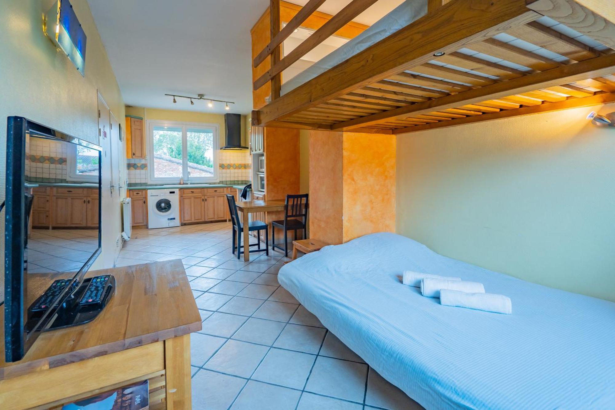 Room In Toulouse - Studio Proche Airbus Toulouse St Martin Touch Kültér fotó